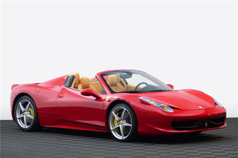 2012 FERRARI 458 SPIDER 