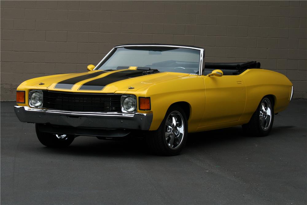 1972 CHEVROLET CHEVELLE CUSTOM CONVERTIBLE