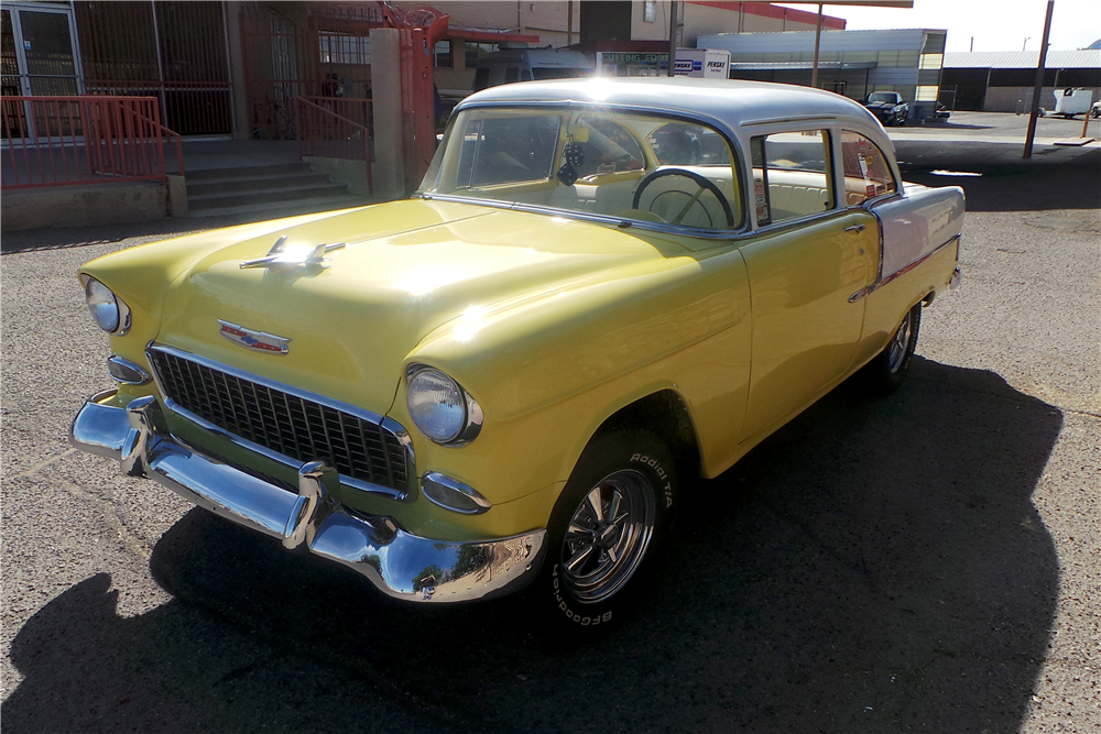 1955 CHEVROLET 150 CUSTOM 2-DOOR POST