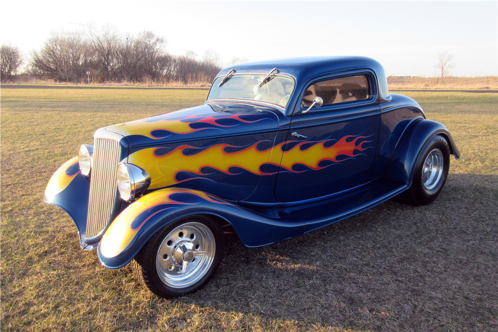 1934 FORD 3-WINDOW CUSTOM COUPE