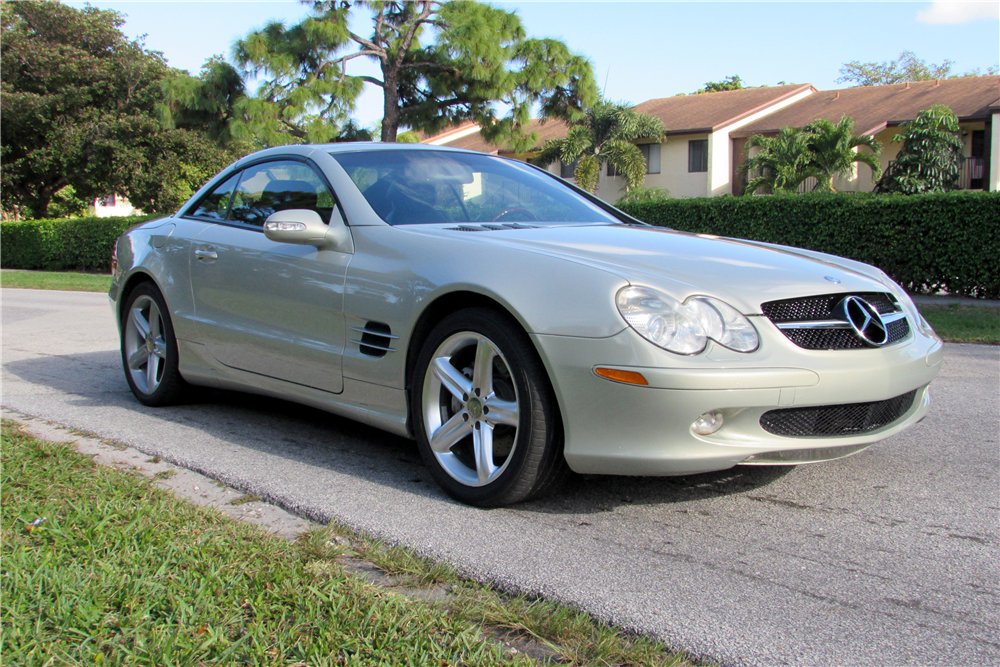 2003 MERCEDES-BENZ SL500 CONVERTIBLE