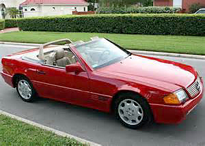 1993 MERCEDES-BENZ SL500 CONVERTIBLE