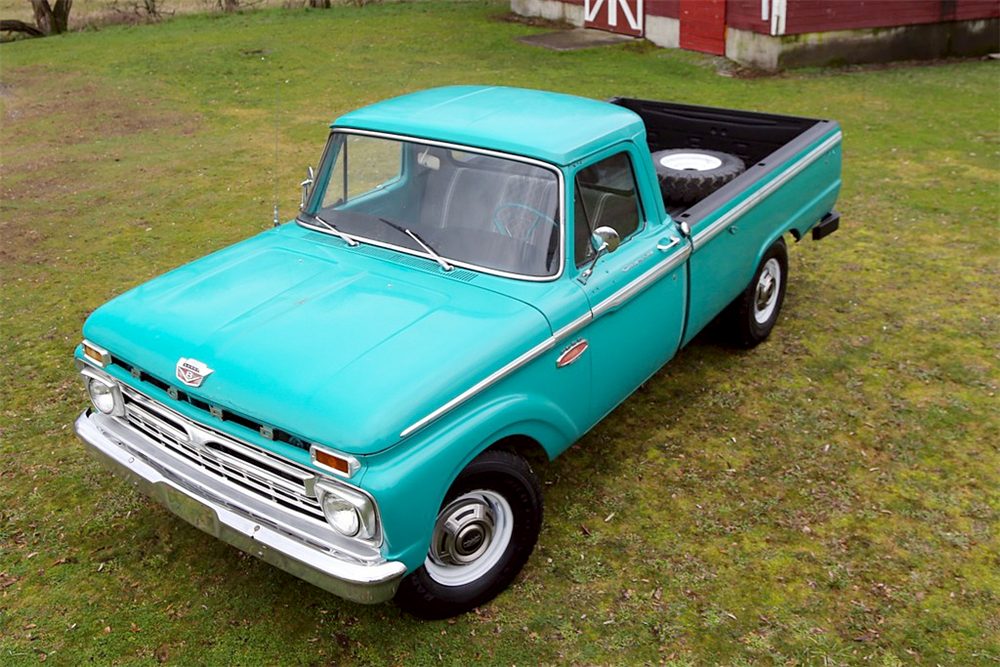 1966 FORD F-250 CUSTOM CAB CAMPER SPECIAL