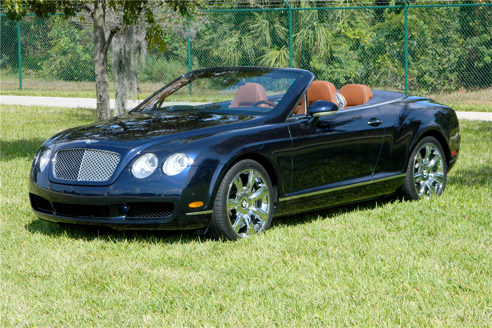 2007 BENTLEY CONTINENTAL GTC CONVERTIBLE