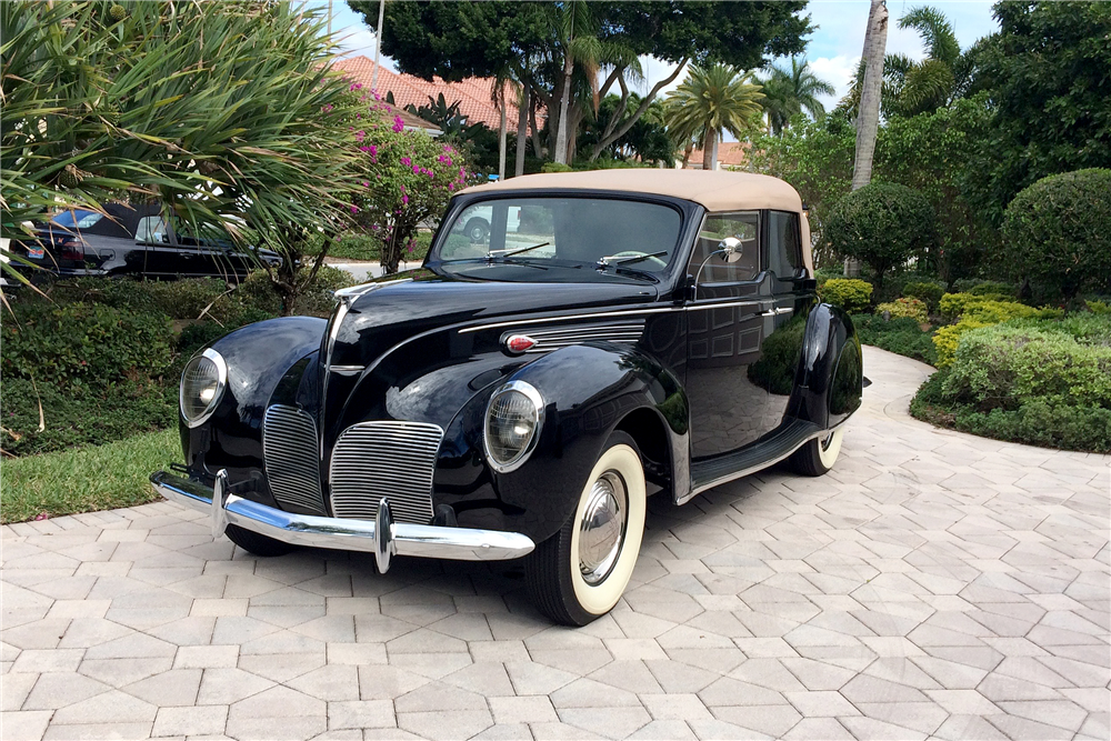 1938 LINCOLN ZEPHYR V12 CONVERTIBLE SEDAN