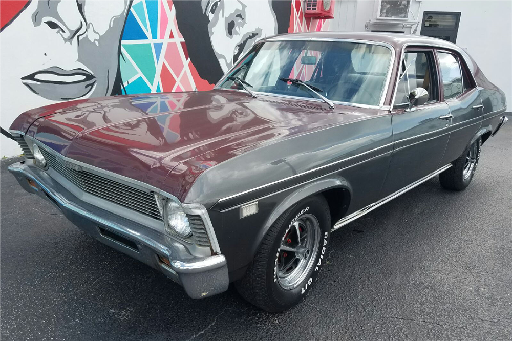 1968 CHEVROLET CHEVY II NOVA CUSTOM SEDAN