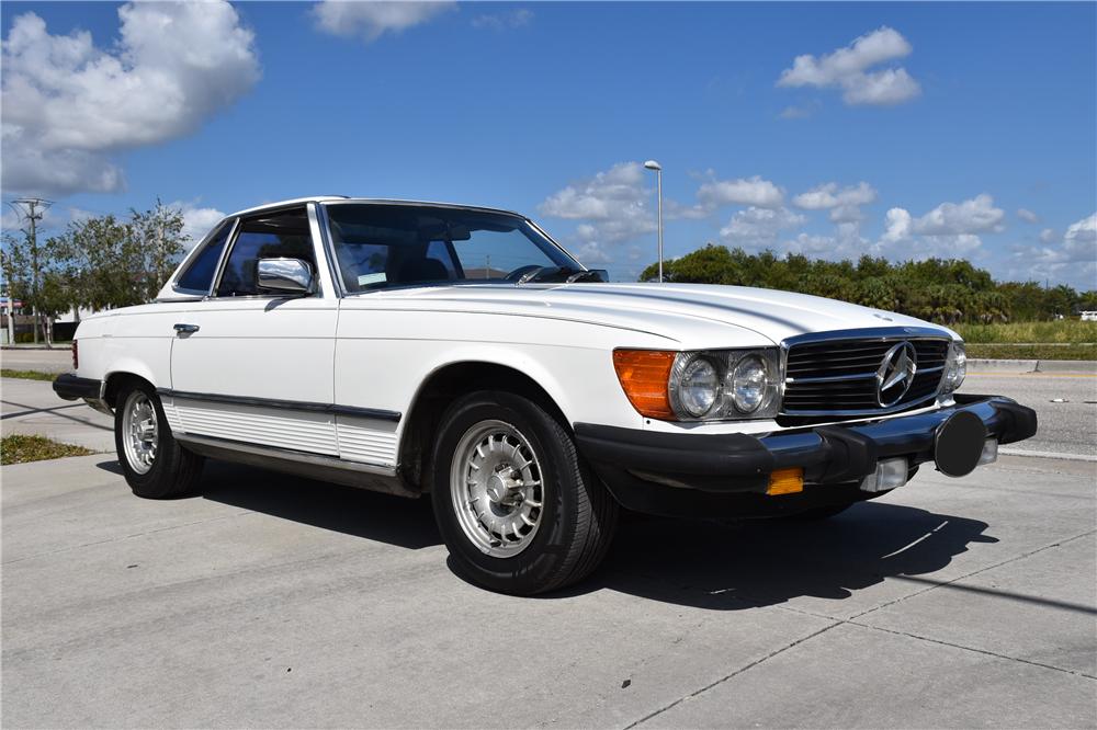 1983 MERCEDES-BENZ 380SL CONVERTIBLE