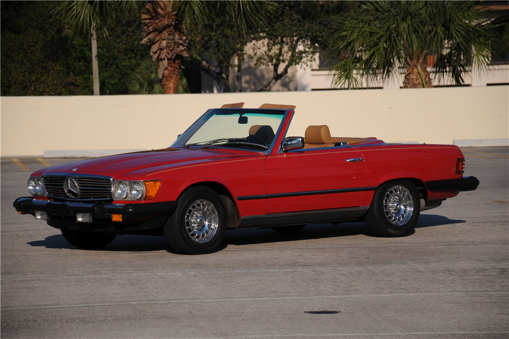 1984 MERCEDES-BENZ 380SL CONVERTIBLE