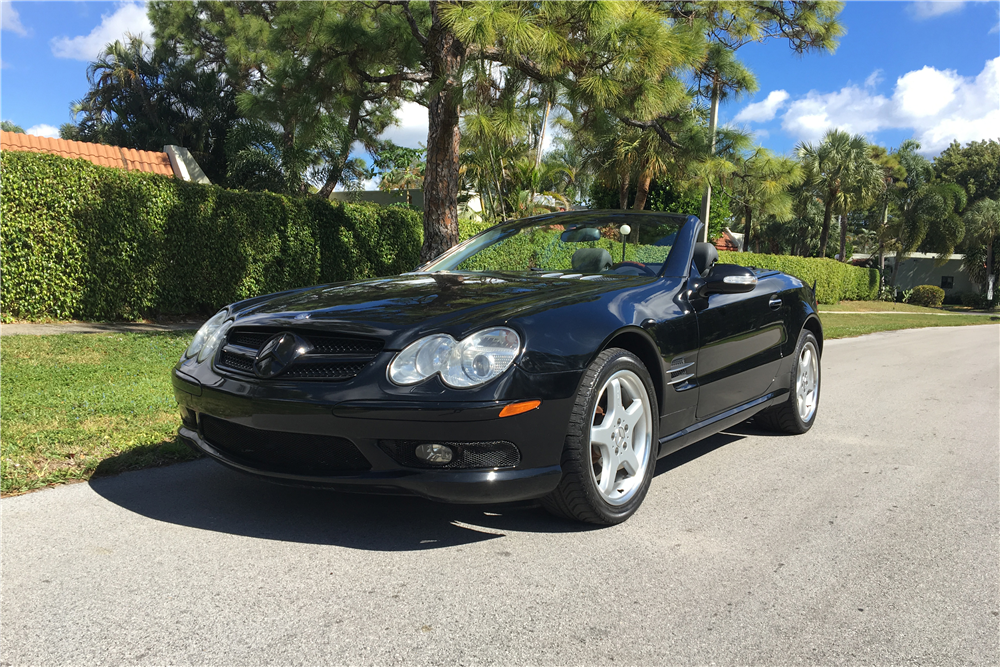 2003 MERCEDES-BENZ SL500 CONVERTIBLE