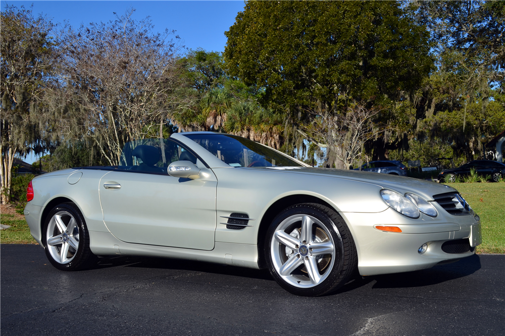 2003 MERCEDES-BENZ SL500 CONVERTIBLE