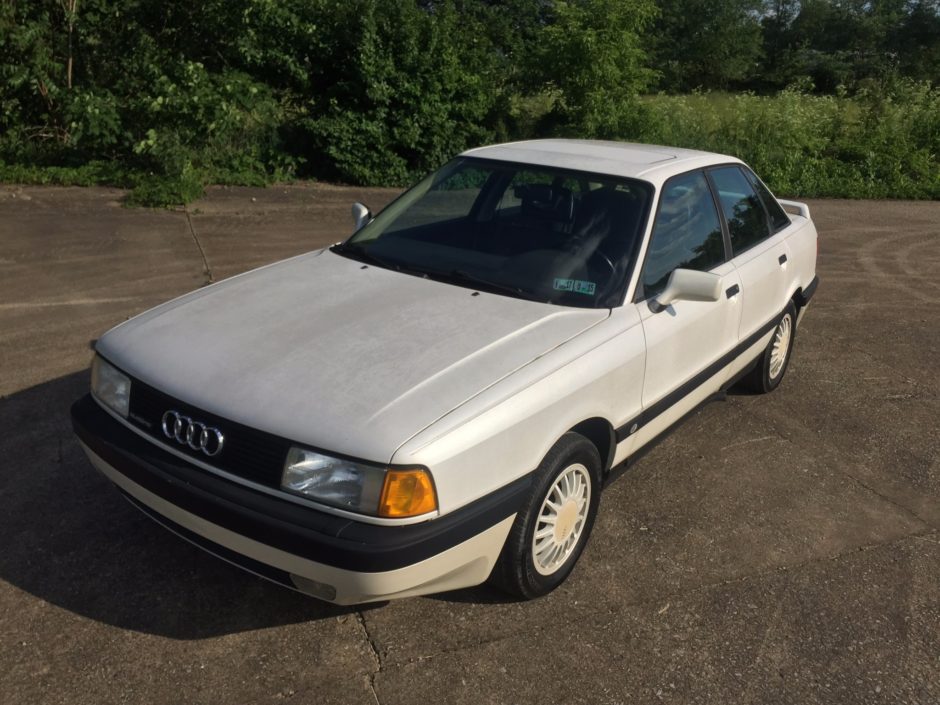 No Reserve: 43K-Mile 1988 Audi 90 Quattro 5-Speed