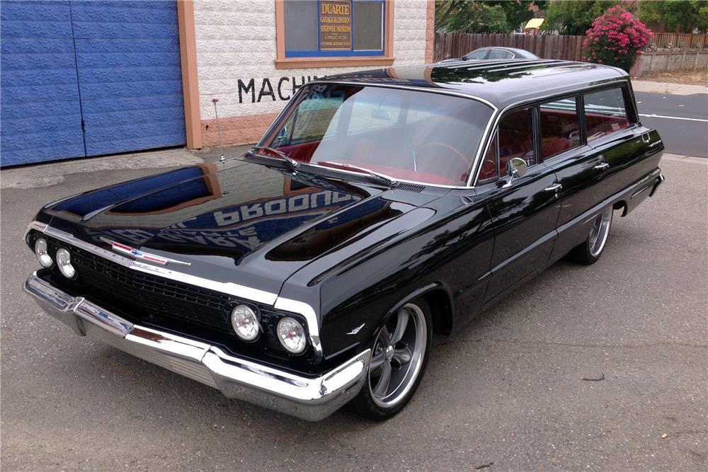 1963 CHEVROLET BEL AIR CUSTOM STATION WAGON