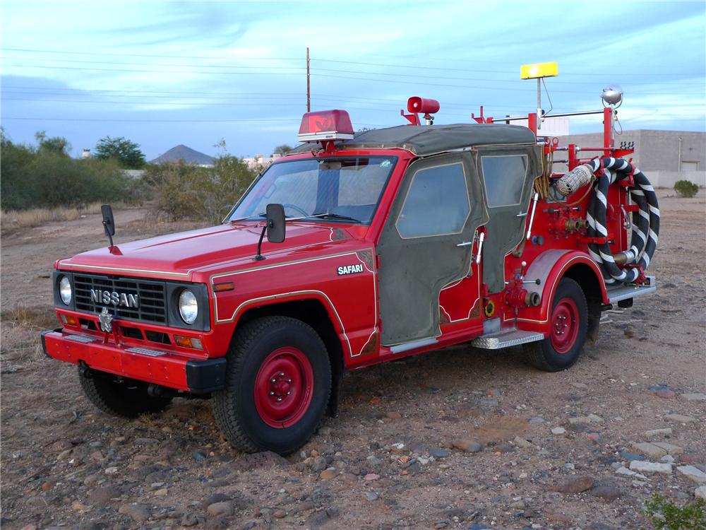 1984 NISSAN SAFARI FIRE TRUCK