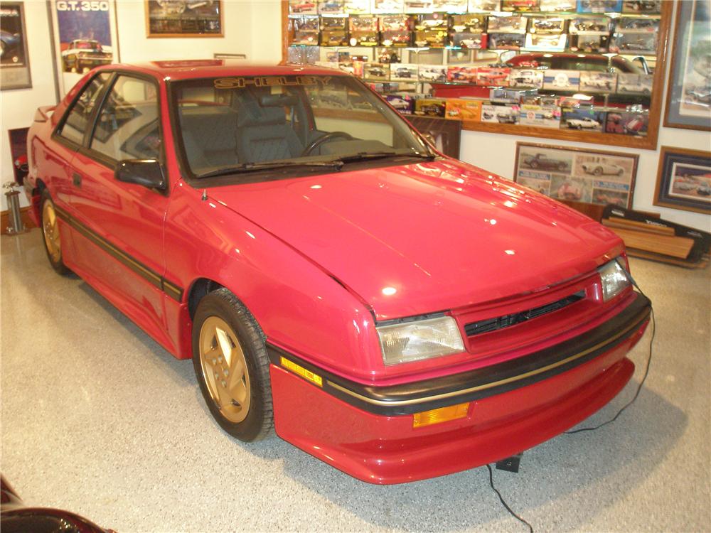 1989 DODGE SHADOW SHELBY CSX-T 2 DOOR SEDAN