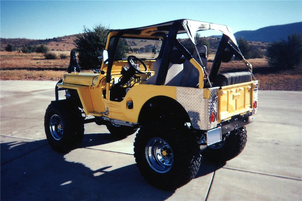 1946 WILLYS JEEP CUSTOM 4-WHEEL DRIVE CONVERTIBLE