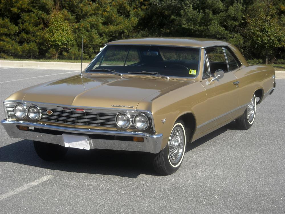 1967 CHEVROLET CHEVELLE MALIBU 2 DOOR HARDTOP