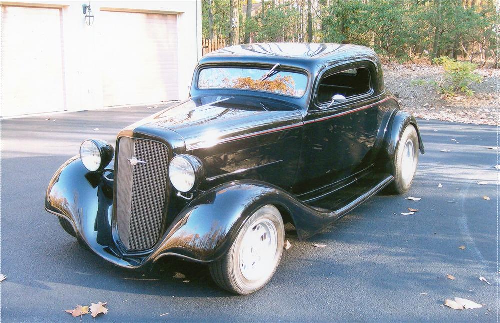 1934 CHEVROLET 3 WINDOW CUSTOM COUPE