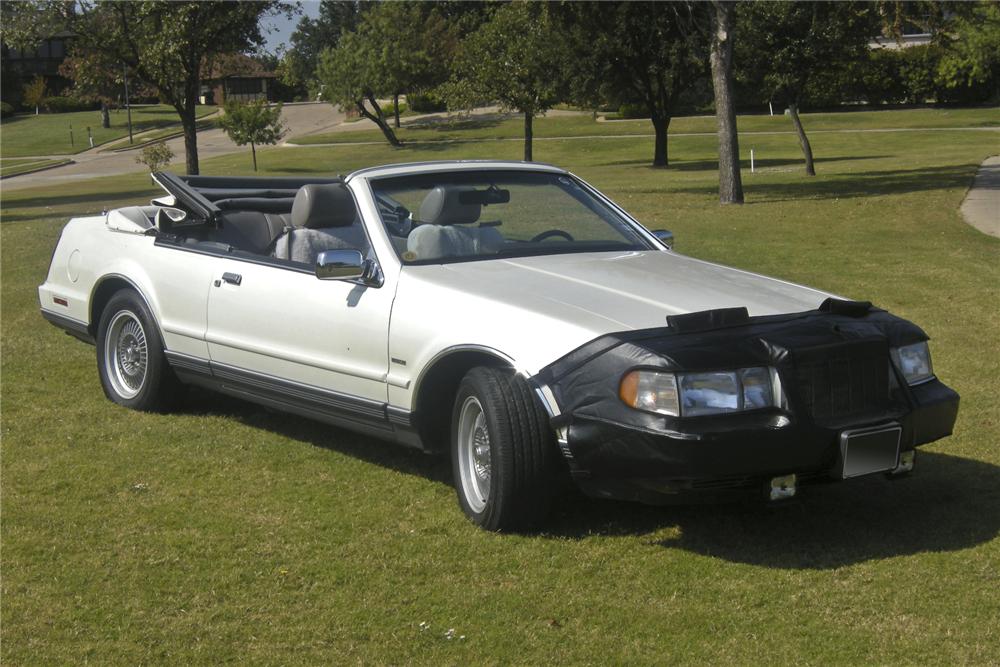 1988 LINCOLN CONTINENTAL MARK VII CUSTOM CONVERTIBLE