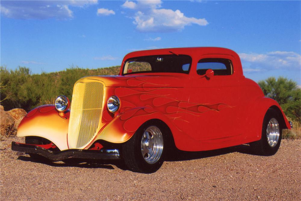 1933 FORD 3 WINDOW CUSTOM COUPE