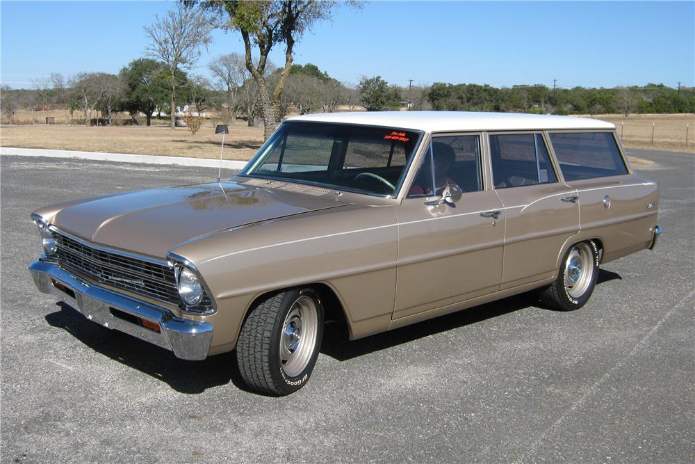 1967 CHEVROLET NOVA CUSTOM STATION WAGON