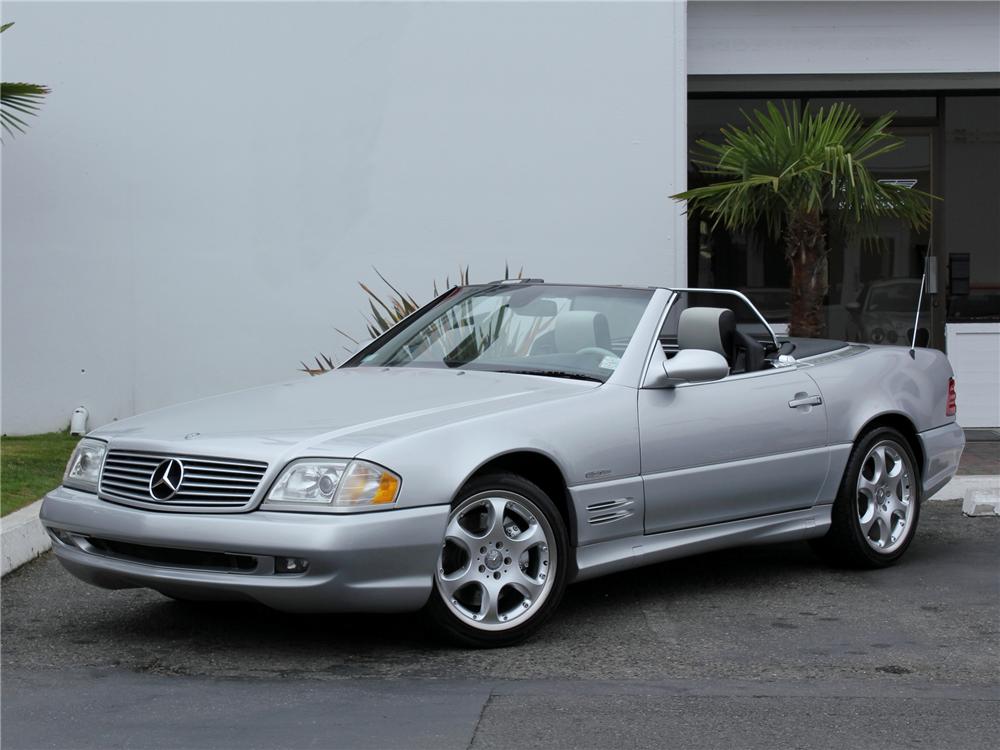 2002 MERCEDES-BENZ 500SL SILVER ARROW ROADSTER