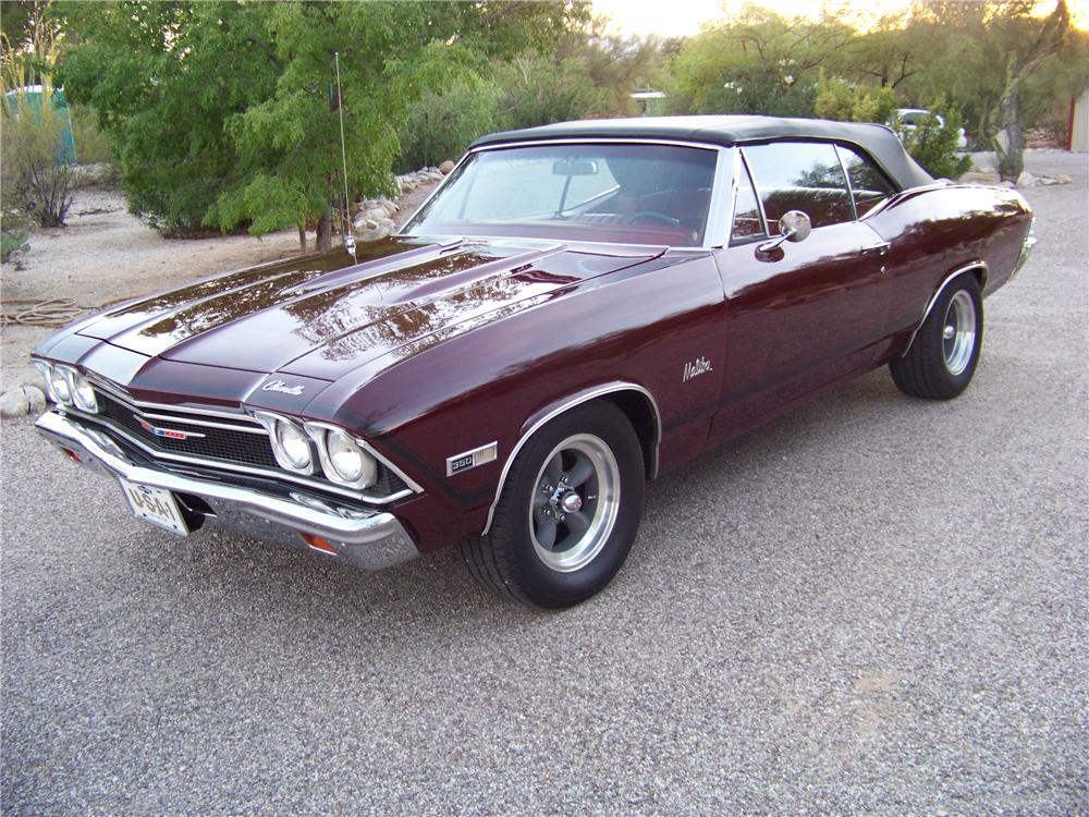 1968 CHEVROLET CHEVELLE MALIBU 2 DOOR CONVERTIBLE