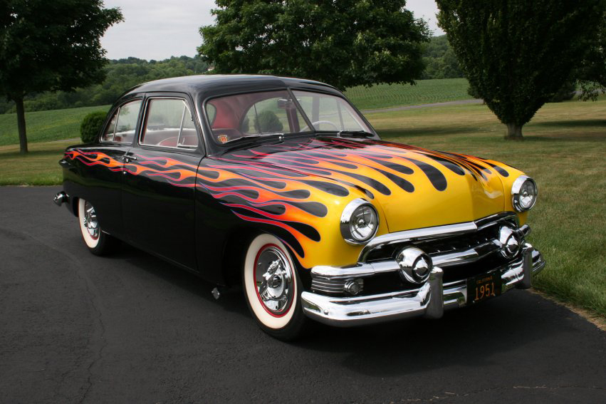 1951 FORD CUSTOM 2 DOOR  HARDTOP