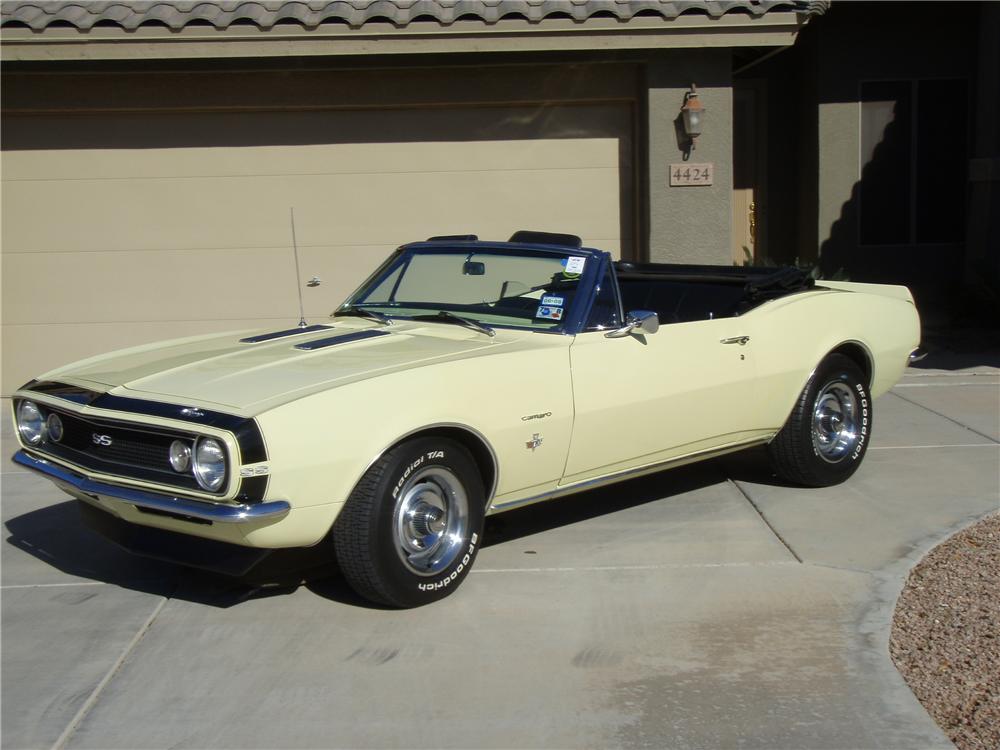 1967 CHEVROLET CAMARO CUSTOM CONVERTIBLE