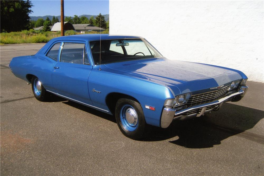 1968 CHEVROLET BISCAYNE CUSTOM 2 DOOR POST