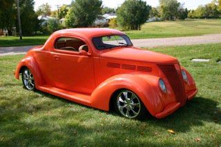 1937 FORD 3 WINDOW CUSTOM COUPE