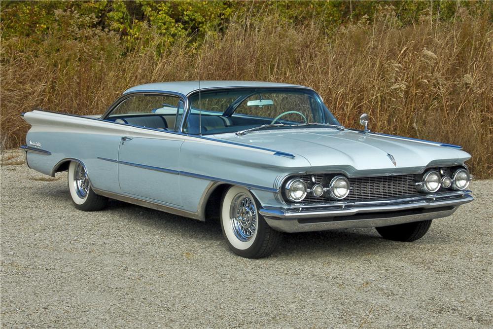 1959 OLDSMOBILE 98 2 DOOR BUBBLE TOP