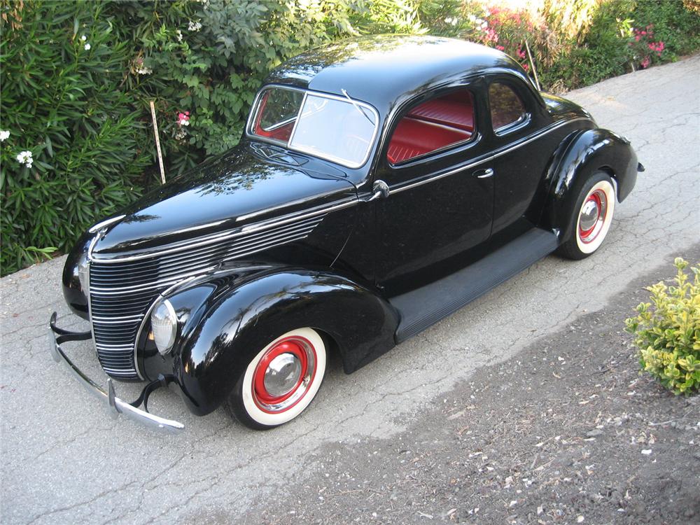 1938 FORD 5 WINDOW CUSTOM COUPE