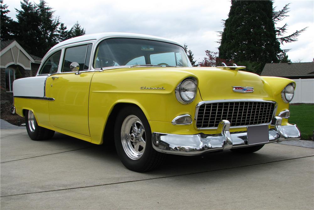 1955 CHEVROLET 210 CUSTOM 2 DOOR POST