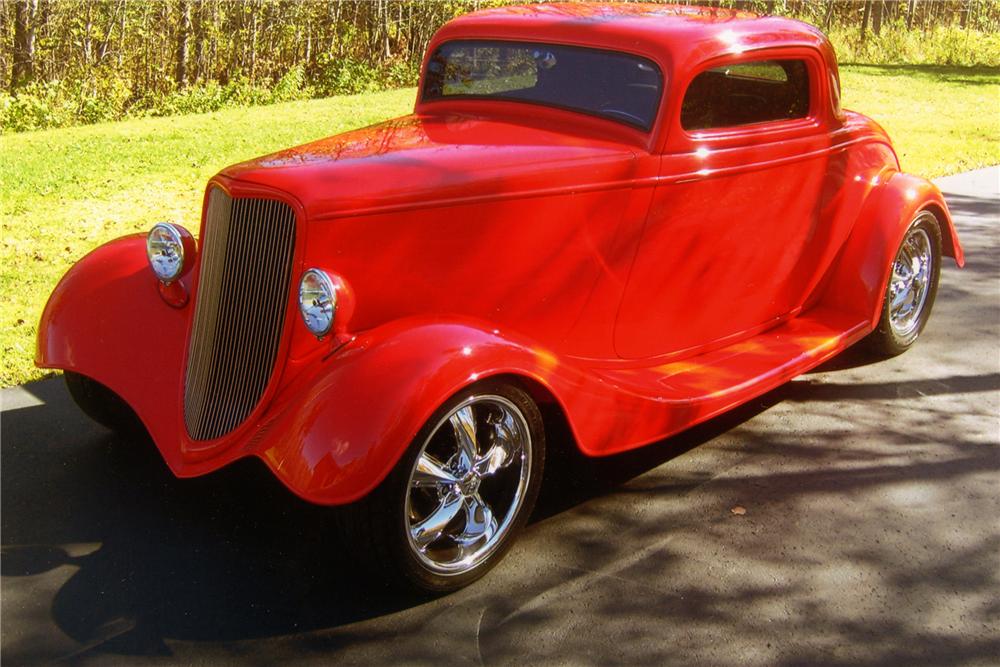 1933 FORD 3 WINDOW CUSTOM COUPE