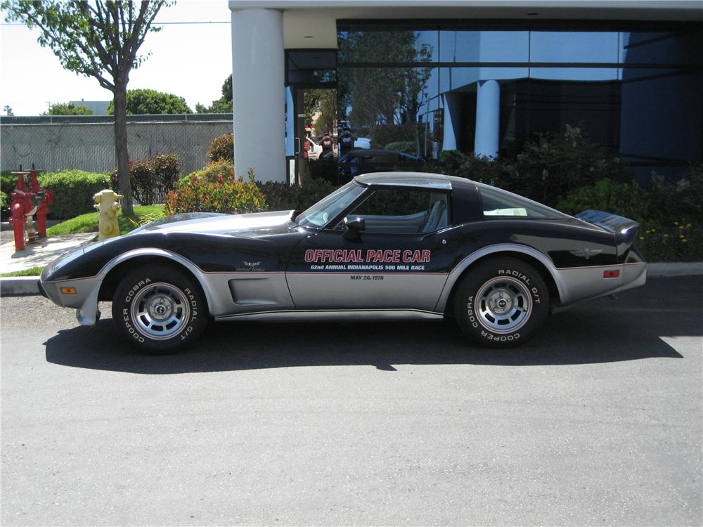 1978 CHEVROLET CORVETTE LIMITED EDITION PACE CAR COUPE