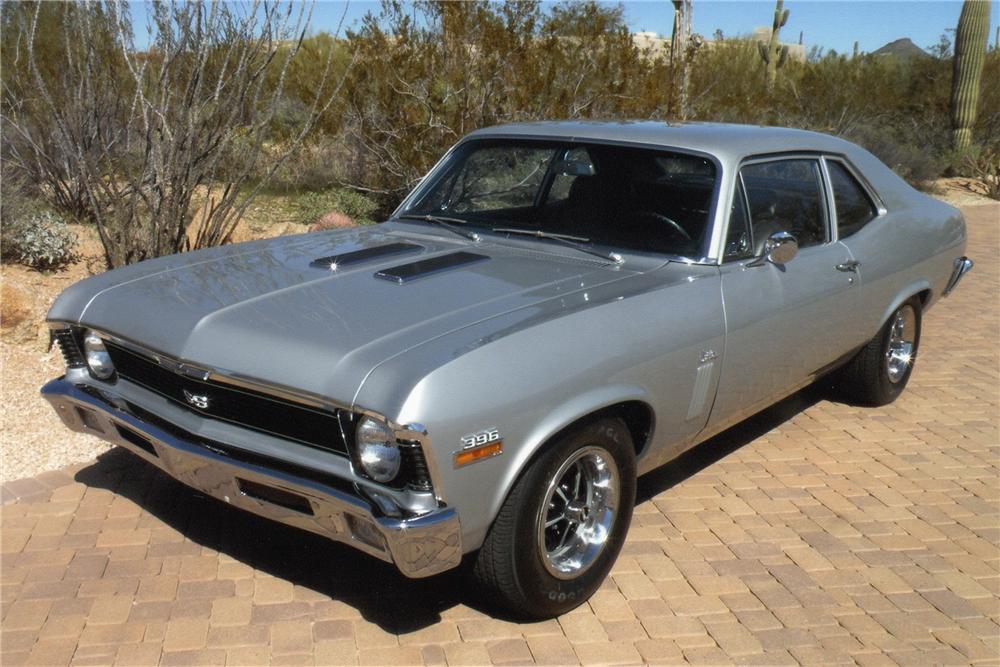 1970 CHEVROLET NOVA CUSTOM 2 DOOR POST