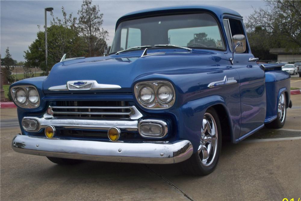 1958 CHEVROLET APACHE CUSTOM STEP-SIDE PICKUP