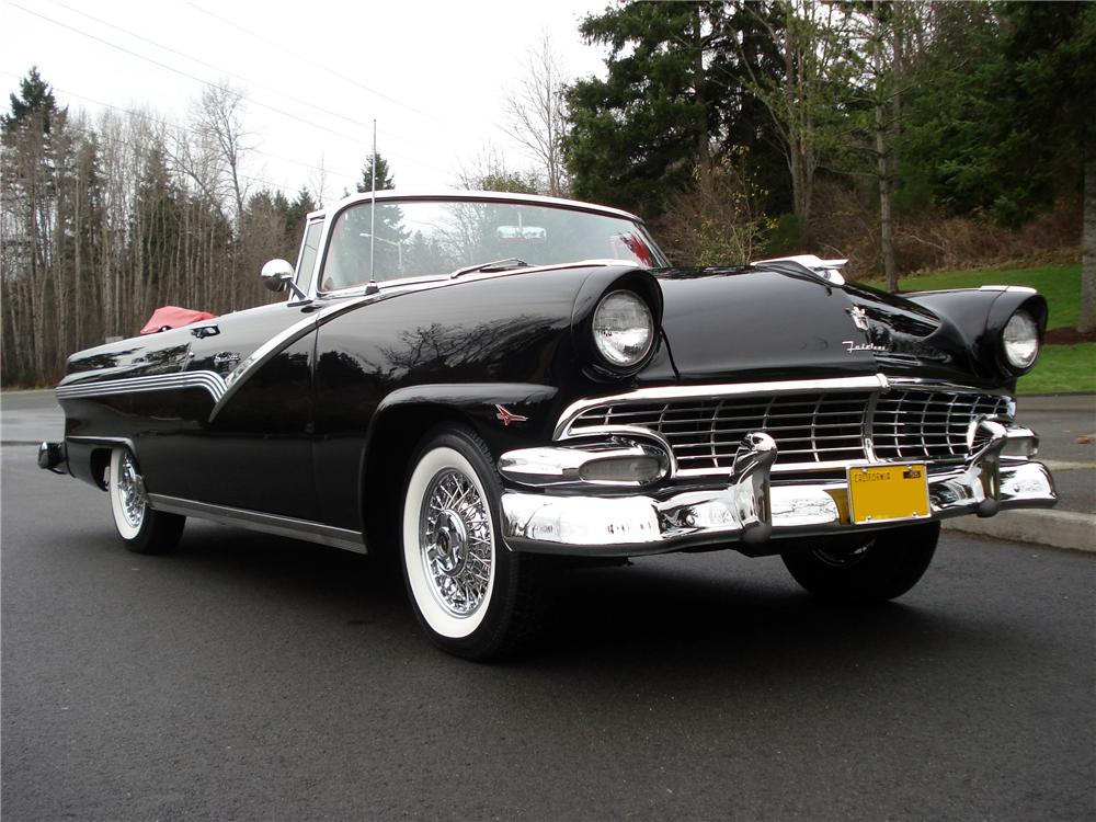 1956 FORD FAIRLANE SUNLINER CONVERTIBLE