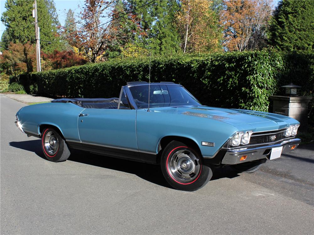 1968 CHEVROLET CHEVELLE SS 396 CONVERTIBLE