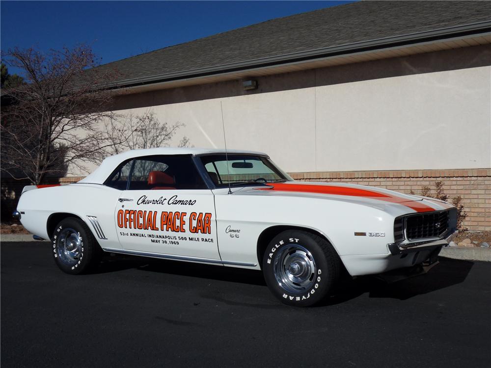 1969 CHEVROLET CAMARO INDY PACE CAR CONVERTIBLE