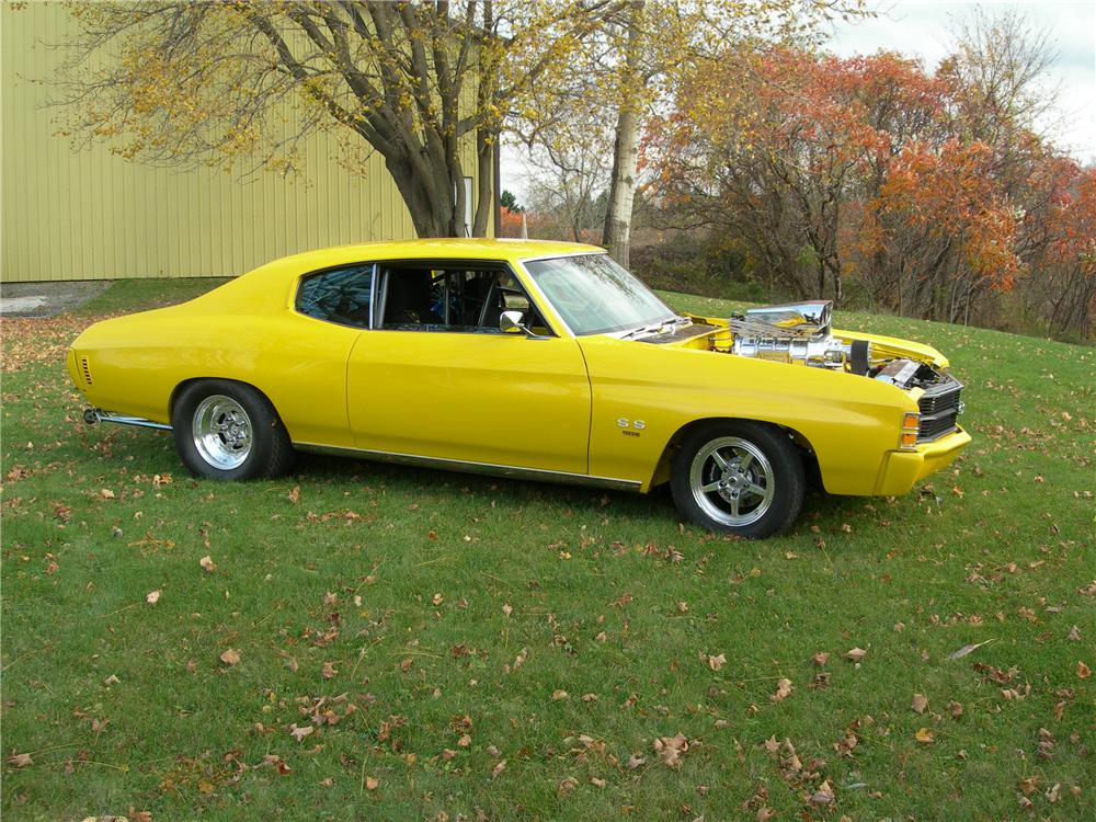 1971 CHEVROLET CHEVELLE CUSTOM 2 DOOR COUPE