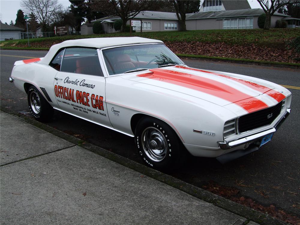 1969 CHEVROLET CAMARO INDY PACE CAR CONVERTIBLE