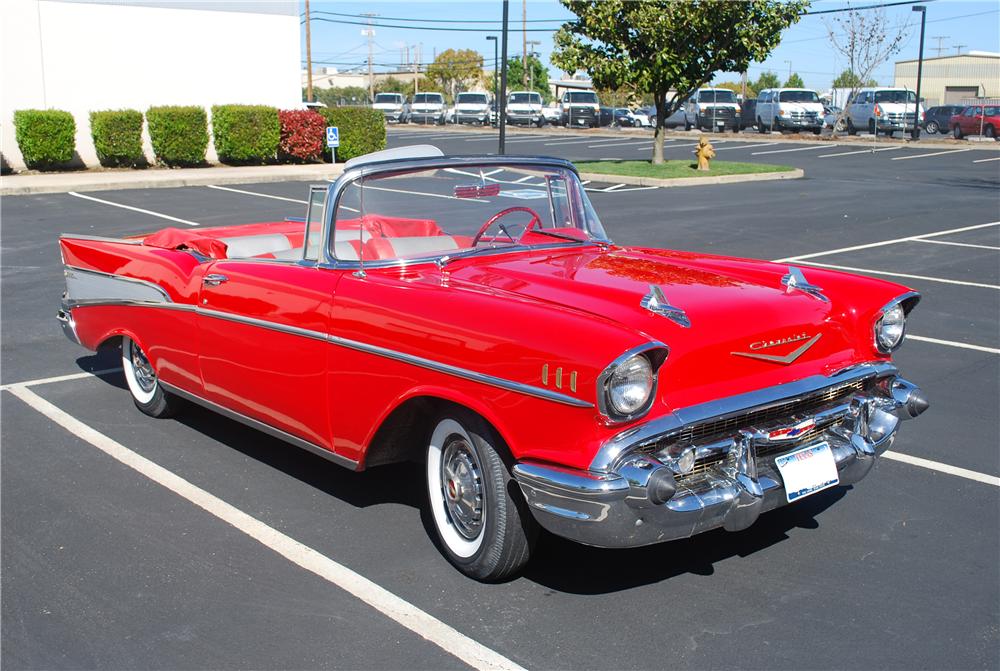 1957 CHEVROLET BEL AIR 2 DOOR CONVERTIBLE