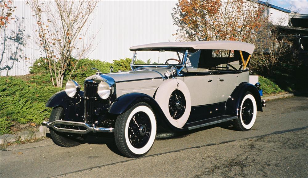 1929 LINCOLN L DUAL-COWL SPORT PHAETON