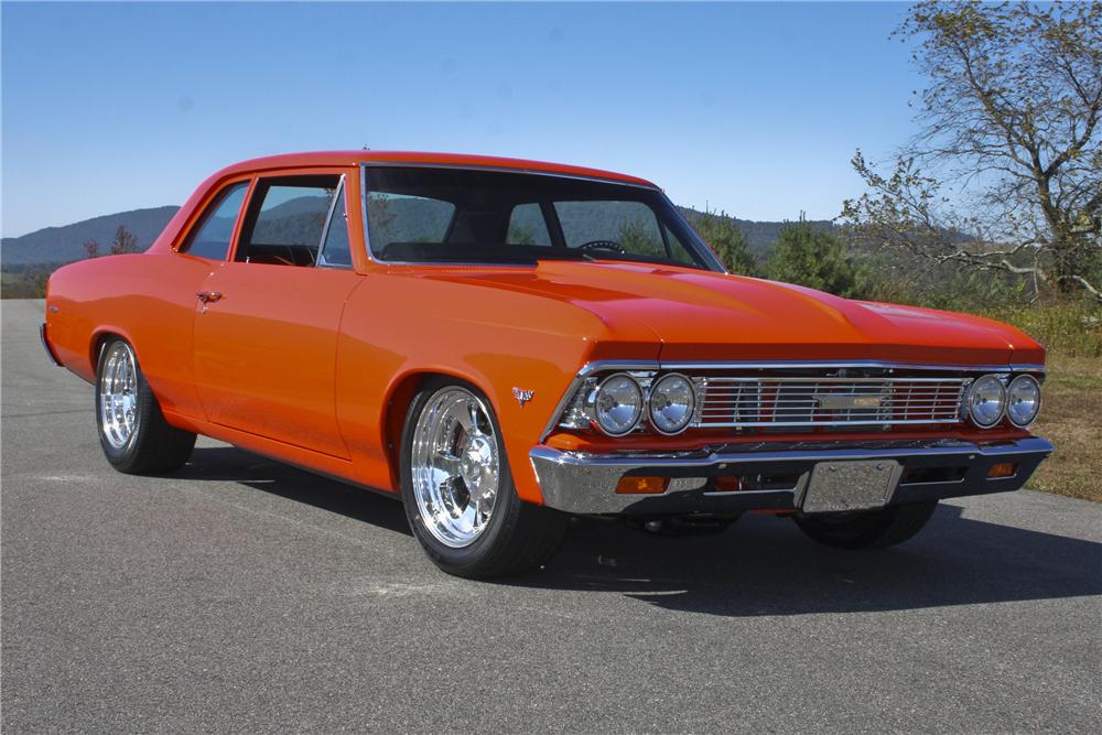 1966 CHEVROLET CHEVELLE 300 CUSTOM 2 DOOR SEDAN