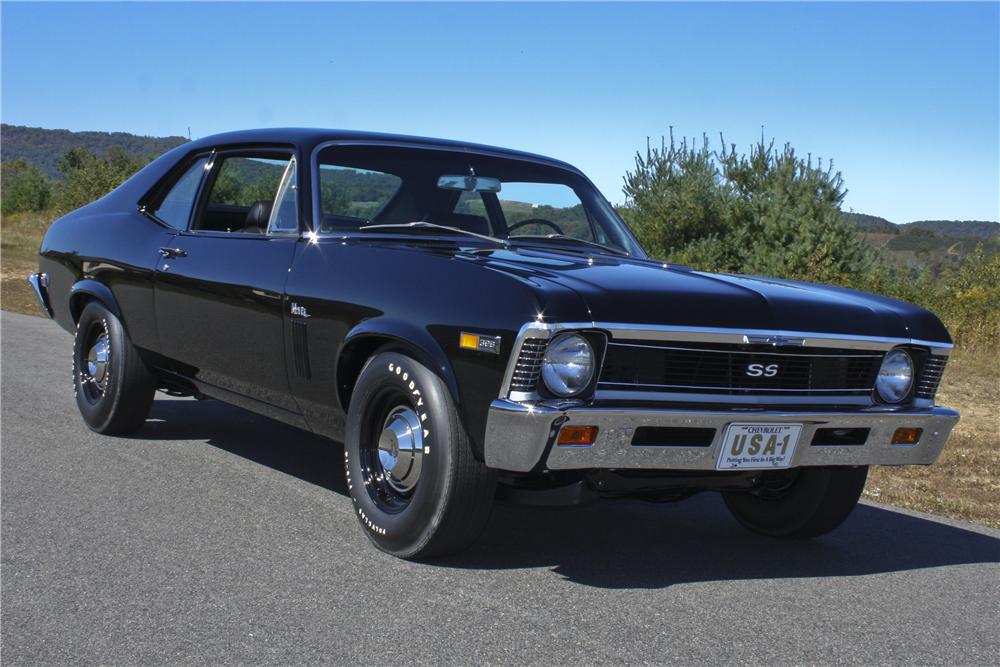 1969 CHEVROLET NOVA CUSTOM 2 DOOR SPORT COUPE