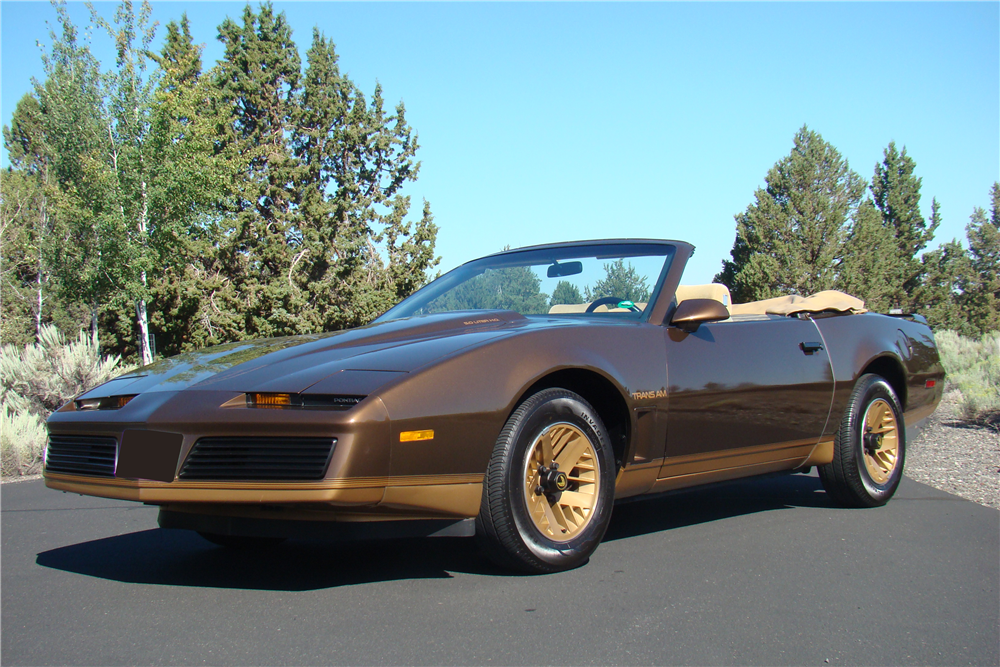 1984 PONTIAC TRANS AM CUSTOM CONVERTIBLE