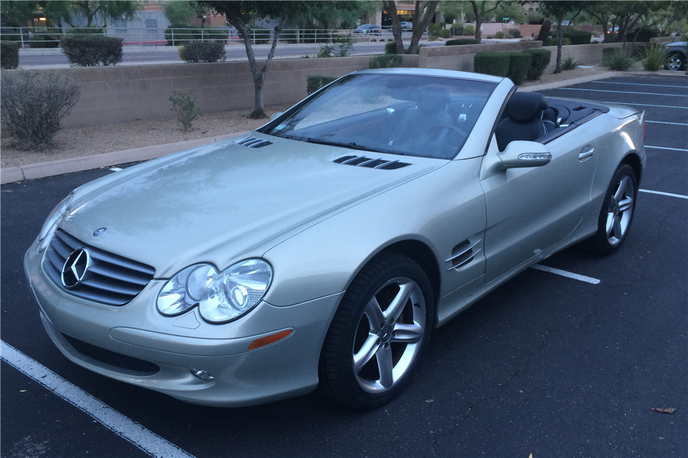 2003 MERCEDES-BENZ SL500 CONVERTIBLE