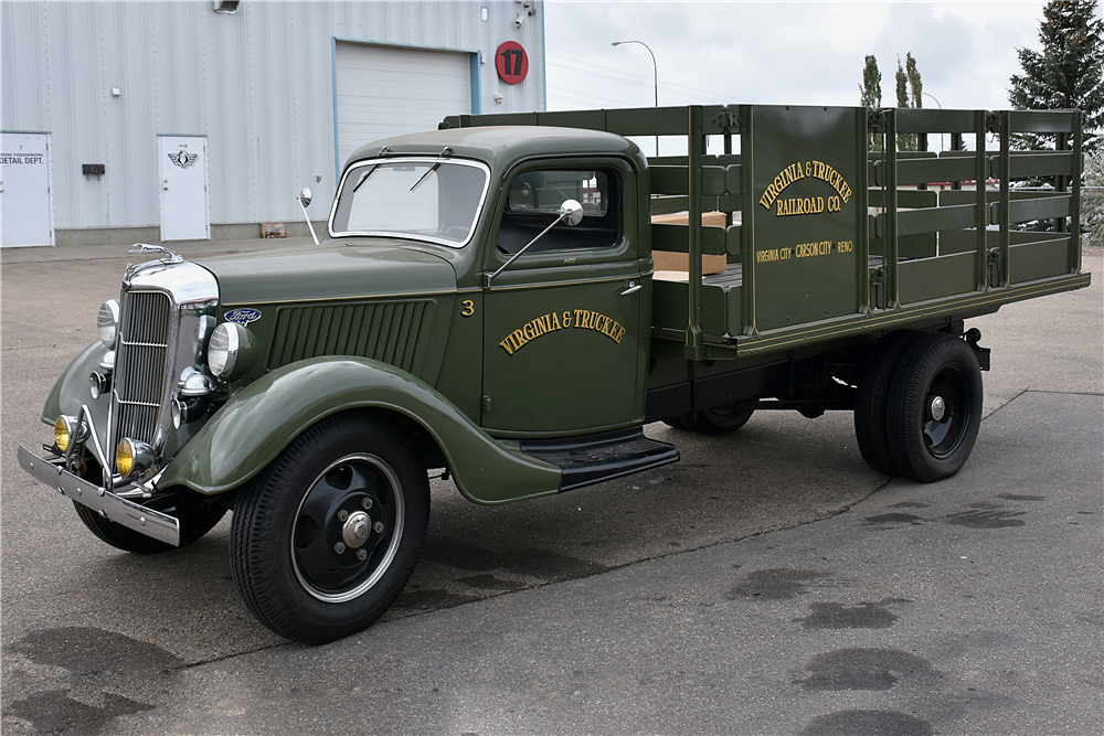 1936 FORD 1-1/2-TON STAKE BED TRUCK