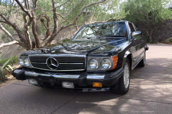 1988 MERCEDES-BENZ 560SL CONVERTIBLE